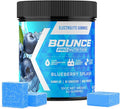 Bounce Pro Hydration Electrolyte Gummies – 30 Vegan Chewable Gummies with Sodium, Potassium & Magnesium for Running, Workouts & Endurance – No Sugar, Caffeine Free Electrolyte Chews, Blueberry Splash