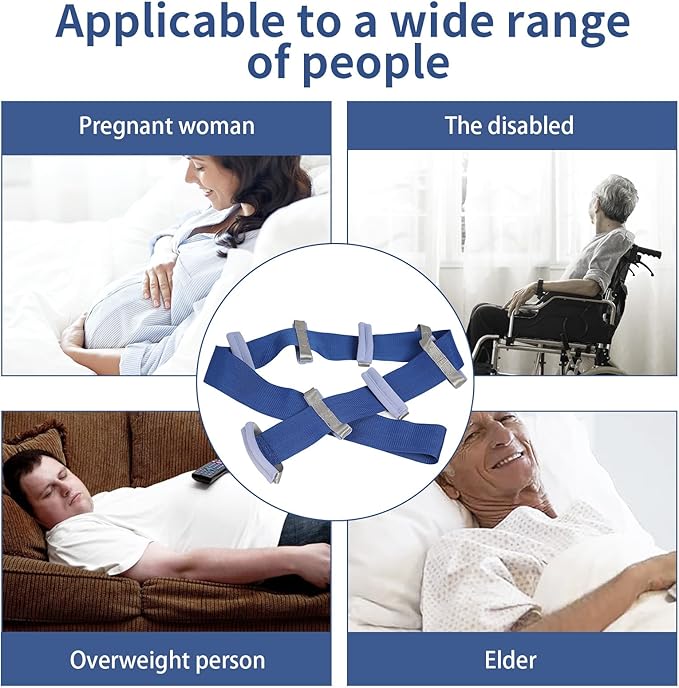 Bed Ladder Assist,Pull Up Assist Ladder with Handle,Bed Rope Ladder for Seniors,Adaptive Bed Assistance Products,Mobility & Daily Living Aids for Elderly, Postoperative,Pregnant,etc. - 1 pcs