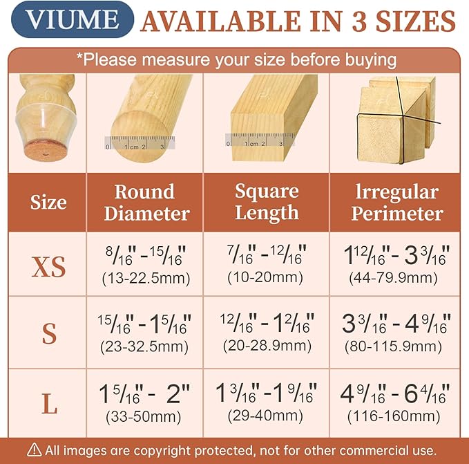 24 Pcs Chair Leg Floor Protectors for Hardwood Floors Silicone Covers Felt Pads Furniture Leg Caps Anti-Scratch Reduce Noise Fit (15/16" to 1-5/16")