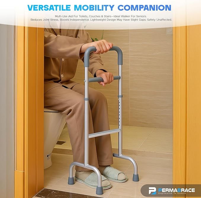Stand Assist Cane for Elderly - Lightweight Aluminum Alloy (2.3lb).Lightweight 2.3lb & Adjustable Height 31.5-39.3 inch, Balance Support Walking Aid for Seniors Indoor Outdoor Use