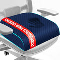 Seat Cushion, Memory Foam Chair Pad, Non-Slip Cushion for Office, Home, Car, Large Desk Chair Cushion, Washable Cover & Handle, X-Large, Blue
