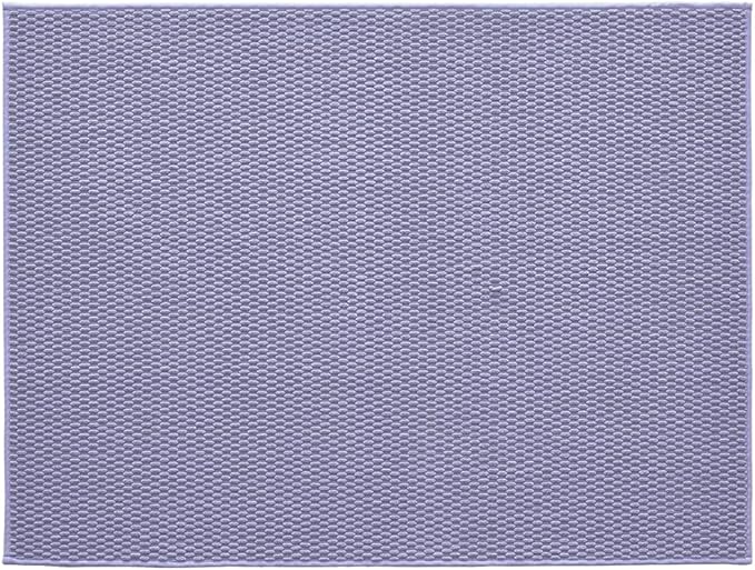 Bathroom Runner Rugs, Long Bath Mat Runner Washable Thin Quick Dry Low Pile Bathroom Runner Rugs Non Slip, Lavender 24"x70"