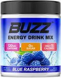 Morning Buzz Energy Drink Powder - Energy Boost Drink Mix - Sugar-Free Energy with Antioxidants - Morning Kickstart and Sports Nutrition Endurance Product - 30 Servings, Blue Raspberry, 8 Ounces