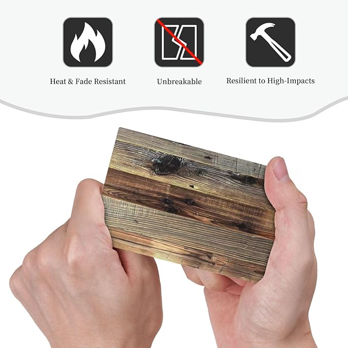 Barn Brown Wood Rustic Weathered Wood Print Light Switch Cover Plate 1 Gang No Device Blank Electrical Wall Plates Faceplate Decorative Switch Plate for Farmhouse Home Decor