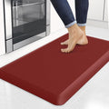 4/5 Inch Thick Kitchen Mats for Floor, StepRite Kitchen Rug for Standing Desk, Non-Slip, Thicker, Stain & Water Resistant, Comfort Anti Fatigue Floor Mat for Home, Kitchen, Office - Red,32 * 20''