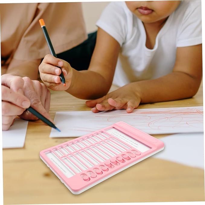 DIY Chore Chart and Reminder Board for Student Memo Board for Home and Classroom Organization Develop Habits and Management Skills Pink English Version