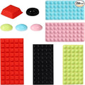 250pcs Visually Impaired Bump Dots, Silicone Assorted Colors & Sizes Vision Impaired Bump Dots Braille Blind Products Gadgets Spots Markers Stickers for Adults Blind Low Vision & Elderly