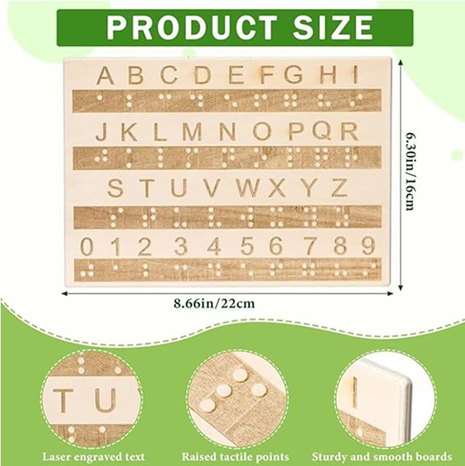 Braille Writer Kit - 4 Lines 28 Cells Visual Impairment Aids, Braille Self-Learning Kit, Kids Teens Adults Students Teachers, Schools Classroom Home Homeschooling, Training Centers Supply