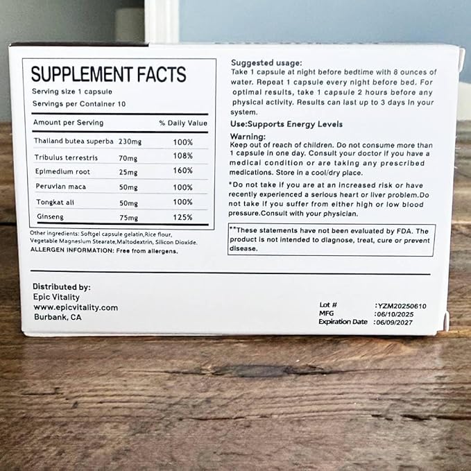 Ultra Advance 10 Herbs of Traditional Use for Maximizing Performance and Endurance,10C