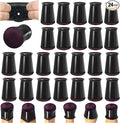 24 Pcs Chair Leg Floor Protectors for Hardwood Floors Silicone Covers to Protect Wood Tile Floors Scratches Felt Pads Furniture Leg Caps No Noise (Fit:0.5"-0.89")