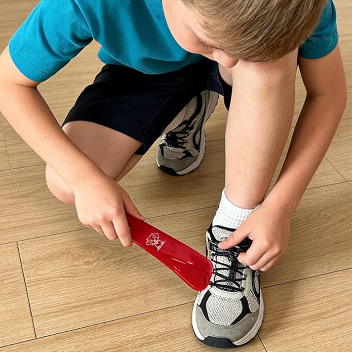 Shoe Horn for Kids - Plastic Small Mini Toddler Shoe Horn Travel Size - for Women - Shoe Helper Spoon Short 6 pack