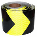 Reflective Tape Outdoor Waterproof 6 inch X 66 feet, High Visibility Hazard Conspicuity Warning Safety Industrial Marking Tape