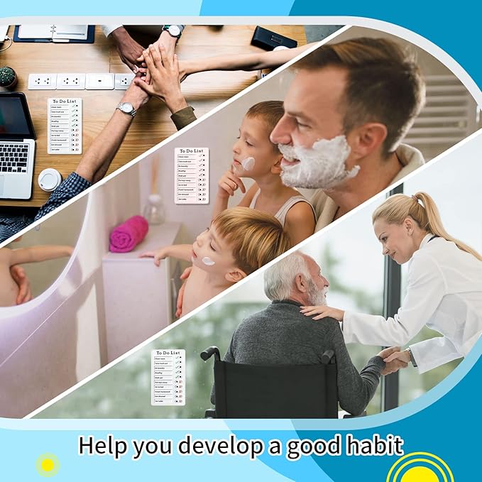 Chore Chart To Do List Adhd Tools for Kids and Adults Sliding Morning Routine Chart for Kids Detachable RV Checklist Board Reusable My Chores Checklist Task Board