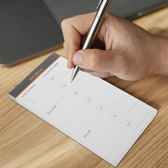 COHEALI Convenient Daily Planner Notebook with Smooth Writing Premium Weekly To-do List Schedule Notepad for Office Task Organization and Efficient Management