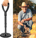 Mobility Tool Standing Aid Device Adjustable Standup Helper to Help Get Up from Floor and Ground Metal Senior Lift Assist Device Elderly Standing Helper Support Tool for Seniors(Black)