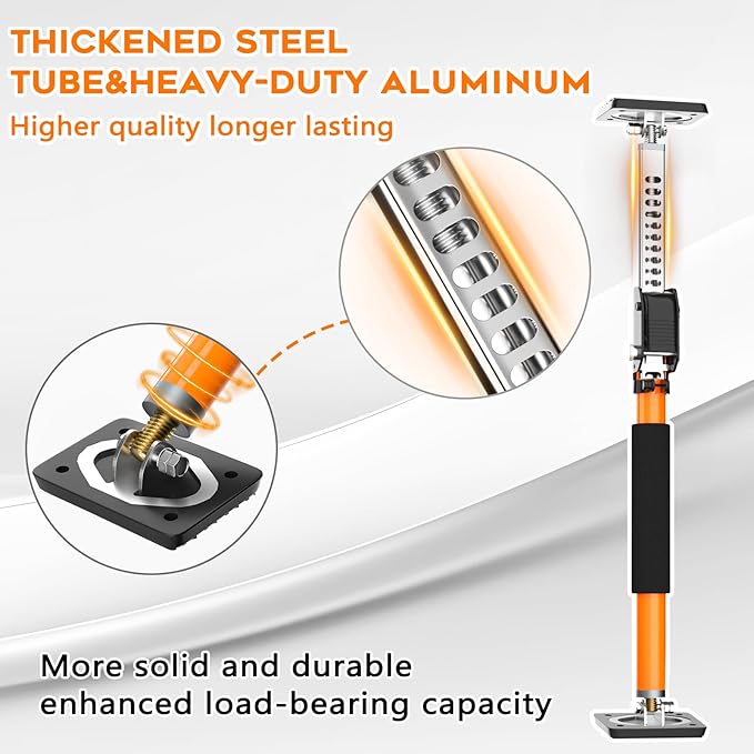 HOLOTHURIAN Cabinet Jack Support Pole, 15.8-23.6 inches Third Hand Tools Adjustable Support Pole, 3rd Hand Support System for Upper Cabinet Installation, 400 LB Capacity, 1-Pack