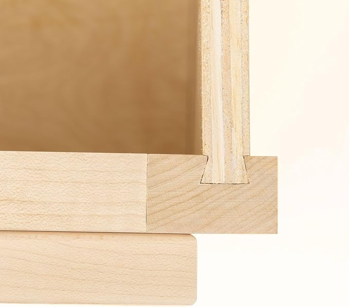Quicklock RTA (Ready-to-Assemble) | Base Kitchen Cabinets - Shaker Style | Made in America (Raw Maple, 30" Wx34.5 Hx24 D Base)