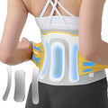 Back Brace for Men Lower Back Pain Relief, Breathable Back Support Brace for Women, Adjustable Lumbar Support Belt for Herniated Disc, Sciatica, Scoliosis Pain Relief (L:30.5"-41.3")