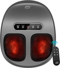 Snailax Foot Massager with Heat and Compression, Shiatsu Foot Massager for Neuropathy and Plantar Fasciitis, Deep Kneading, Rolling, Remote Control, Fits up to Size 14, Gifts