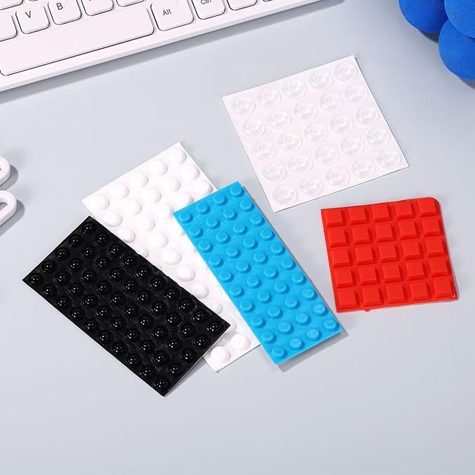 190pcs Bump Dots for Visually Impaired, Low Vision Aids Impairment Braille Stickers Raised Tactile Dots Labels Products for Blind People Elderly Keyboard Daily Objects Assorted Sizes and Styles