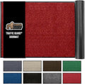 GORILLA GRIP Waterproof Traffic Guard Door Mat, Heavy Duty Entryway Mats, Strong Rubber Back Commercial Utility Rugs for Office Hallway, Garage Floor and Home, Low Profile Carpet Runner, 29x17, Red