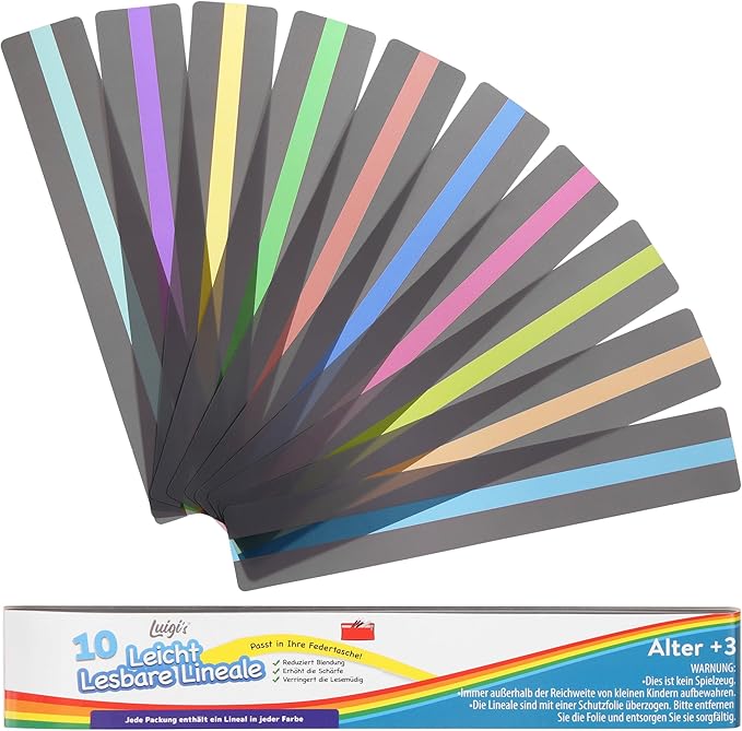 10 pcs Reading Stripe with Wrapped Paper+OPP Bag Packing