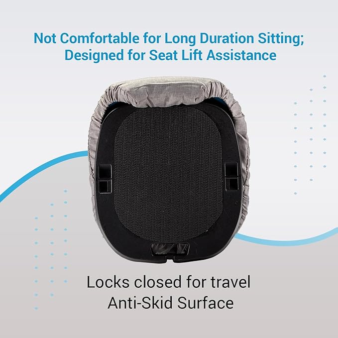 Lift Assist Cushion for Elderly, Portable Lifting Cushion Mobility Aid Non-Electric, Firm Memory Foam Support up to 340 lbs