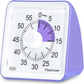 60-Minute Visual Timer for Kids, Time Management Tool Study Classroom Timer, Home Edition Silent Countdown Timer for Toddler, Teachers and Adults (Purple)