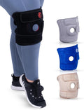KARM Plus Size Knee Brace for Women & Men Plus Size - Adjustable Knee Support Brace for Meniscus Tear, Arthritis Pain, Compression with Side Stabilizers - Obese People (XL/XXL/3XL Black)