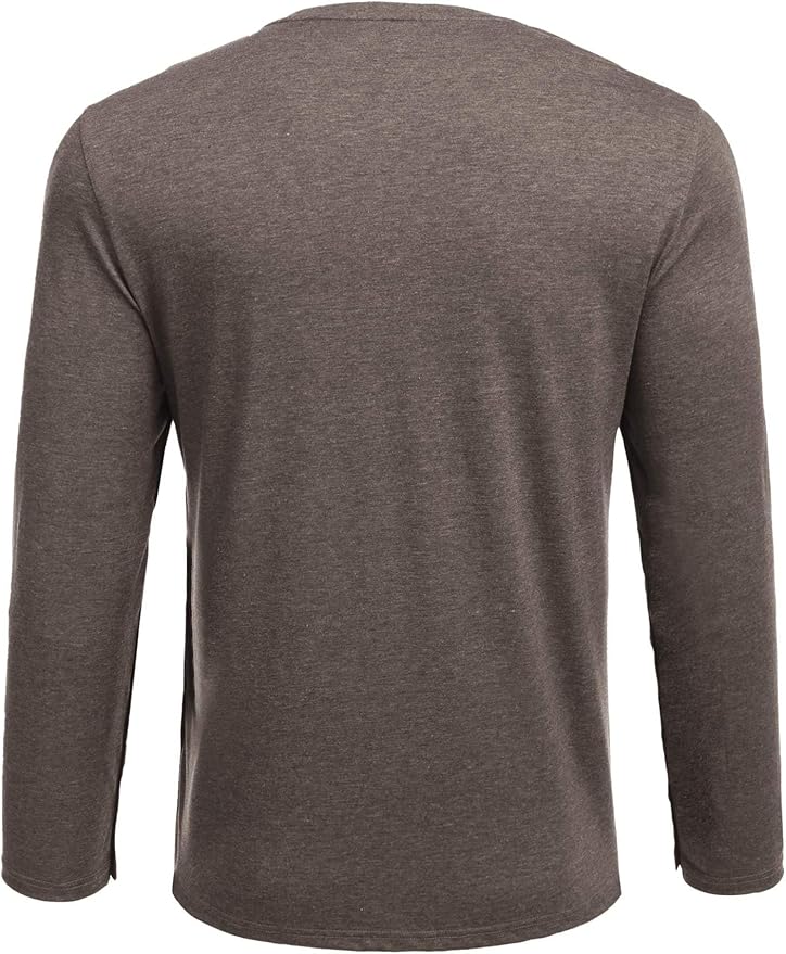 Deyeek Men's Post Shoulder Surgery Recovery Shirts Full Tear Away Long Sleeve Snap Chemo Port Access Shirt