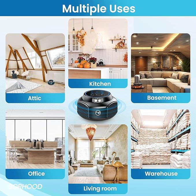 Ultrasonic Mouse Repellent Plug in, Indoor Pest Control for Rodent Mouse Mice Rat Squirrel, Electronic Repelling Device Mouse Traps for House Kitchen Garage 2 Pack