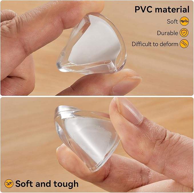 4pcs,Table Corner Protector, Corner Protector to Cover Sharp Furniture, Clear Furniture Corner Guards & Edge Safe Anti-Collision Bumpers, Suitable for Table Corner Cabinet Corner Window Corner
