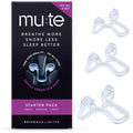 Rhinomed Mute Nasal Dilator Snoring Solution | Starter Pack | Snore Less & Sleep Better | Nasal Strip Alternative | Comfortable Breathing Aids for Better Sleep & Improved Airflow