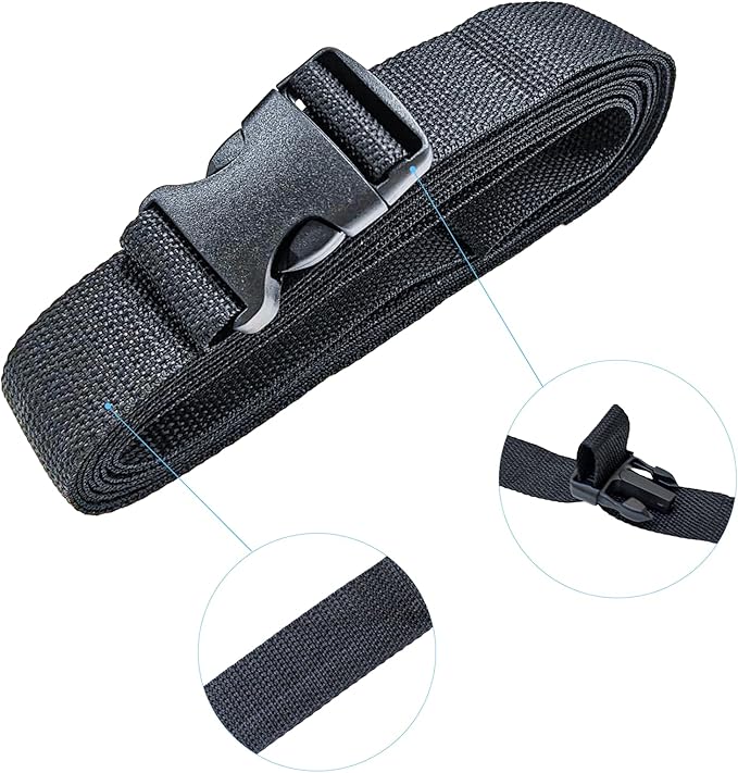 Bed Rail Straps, Safety Straps for Bed Rails, Easy to Install, Anti-Slip and Adjustable Fit