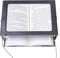 Hands-Free Magnifying Glass Large Full-Page Rectangular 3X Magnifier LED Lighted Illuminated Foldable Desktop Portable for Elder
