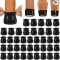 BUMACO Chair Leg Floor Protectors Chair Leg Protectors for Hardwood Floors Silicone Pads Covers to Protect Floors Black-40 Pcs Universal S (15/16" to 1-5/16")