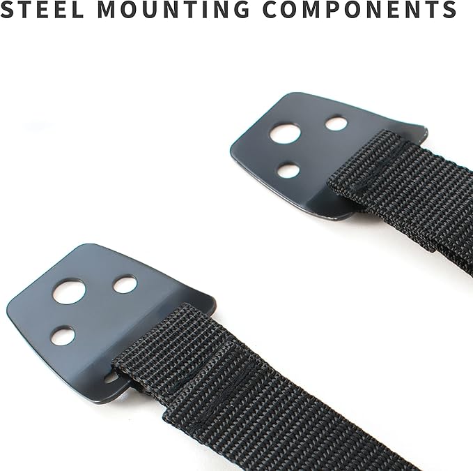 TV Anti-Tip Heavy Duty Dual Cable Kit, Non Tipping Safety Straps for Screens or Furniture Mounting, Adjustable Baby Proofing Anchor, Easy Install Hardware Included, STAND-SK02