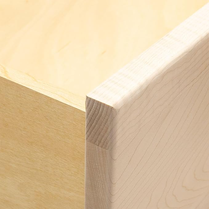 Quicklock RTA (Ready-to-Assemble) | Base Kitchen Cabinets - Shaker Style | Made in America (Raw Maple, 42" Wx34.5 Hx24 D Blind Corner)