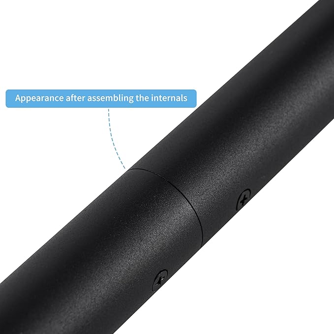 14 FT Modern Aluminum Handrail Set, handrails for Indoor Stairs,Deck,Slope, Wall Mounted Staircase handrails, Zink Alloy Brackets Included,Rust Free. (Matte Black, 14 FT)