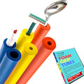 ATAH Foam Grip Tubing – 3 Adaptive Sizes | Non-Slip Soft Foam for Built up Handles | Grip Aid for Utensils, Tools, and Pens for Elderly, Disabled, Arthritis, and Weak Grip – (Set of 9, Multi-Color)