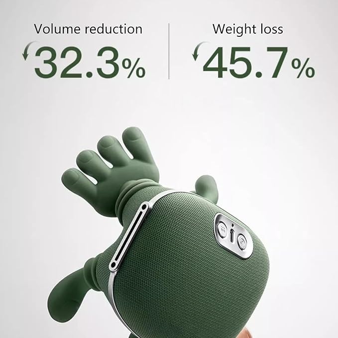 Neck Massager with Heat, Portable Shiatsu Neck and Back Massager with 4D Knead, Rechargeable Cordless Tissue Massage for Shoulder and Cervical Muscle Relax