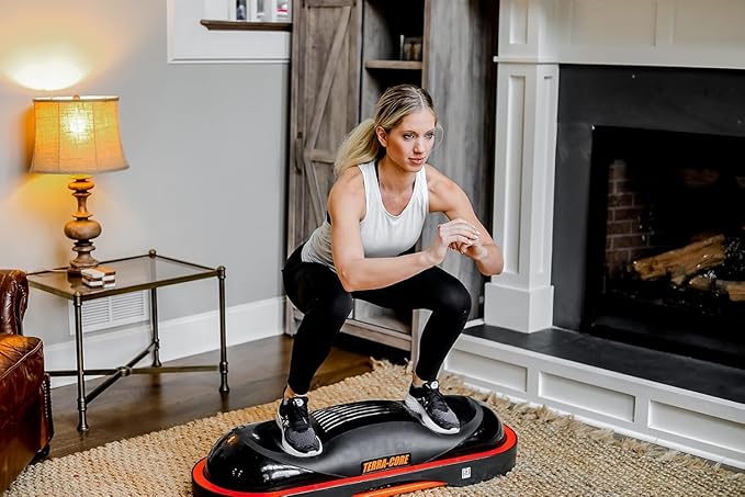 Terra Core Balance Trainer – Inflatable Home Gym Fitness Platform for Core, Strength, Balance, HIIT and Conditioning, Full Body Functional Training Tool for Stability and Cardio Workouts at Home