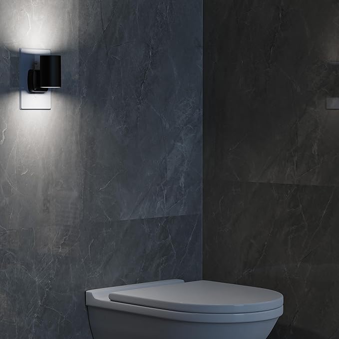 Led Night Light Plug in,Night Lights Plug into Wall Dusk to Dawn Sensor,20lm/40lm Adjustable Brightness,5700k Daylight,Dimmable Night Light for Hallway Bedroom Bathroom 2 Pack ETL-Certified