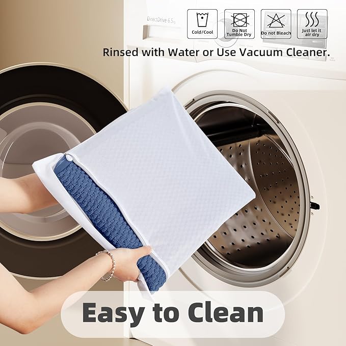 Bathroom Runner Rug, Long Bath Mat Washable Thin Quick Dry Low Pile Bathroom Runner Rugs 24 x 60 Non Slip, Navy Blue 24"x60"