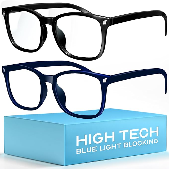 livho High Tech Blue Light Glasses - Advanced Blue Light Blocking Computer Glasses - Screen Fatigue & UV Protection