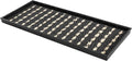 Anji Mountain Heavy Duty Waterproof Rubber Shoe Storage Mat Organizer/Boot Storage Tray Multi Use for Entryway with Coir, Gray and Ivory Insert, Fits 3 Pair (34.5" Wide)