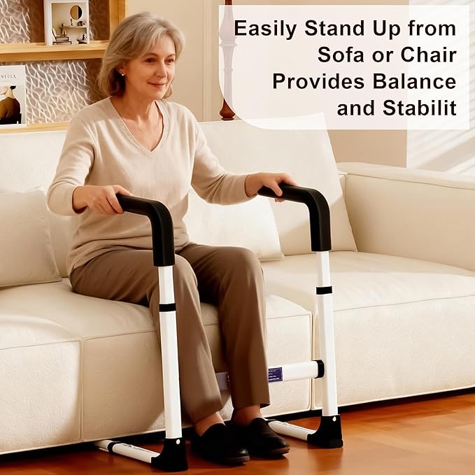 Couch Stand Assist for Elderly, Adjustable Chair Assist for Elderly Sit to Stand, Heavy-Duty Senior Lifting Devices & Standing Aids for Seniors, 400lbs Capacity, White