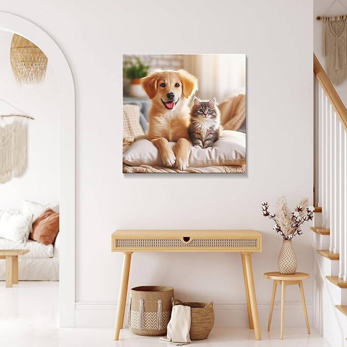 Canvas Prints with Your Photos (Framed 24x24) Personalized Canvas Pictures for Wall Art Digitally Customized Prints with Your Photo Custom Photo Gifts for Home Decor Print Photos Service from Amazon