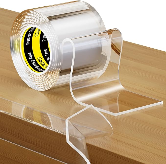 Clear Edge Protector,Safe Corner Protector, Anti-Sharp Edge Protector, for Furniture, Drawers, Tables, Cabinets 2inX3.3FT
