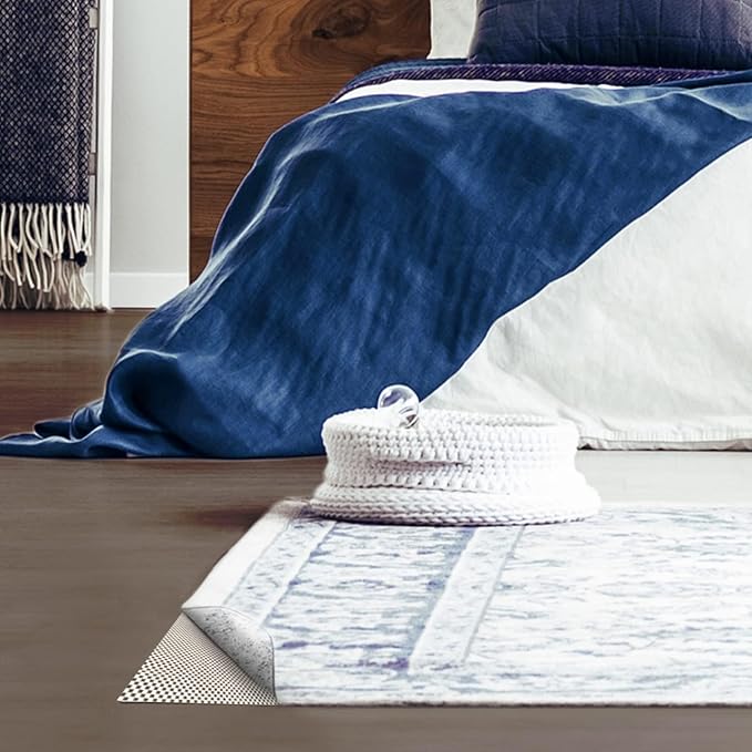 Veken 3x6 Ft Rug Pad Gripper for Hardwood Floors, Non Slip Rug Pads for Area Rugs, Thick Rug Grippers for Tile Floors, Under Carpet Anti Skid Mat, Keep Your Rugs Safe and in Place